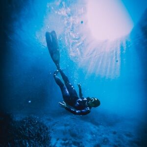 Blue Diving Suit